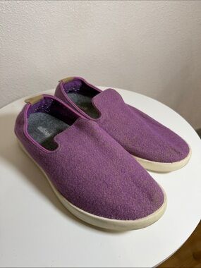 allbirds Purple Wool Slip-On Sneakers with Cream Sole